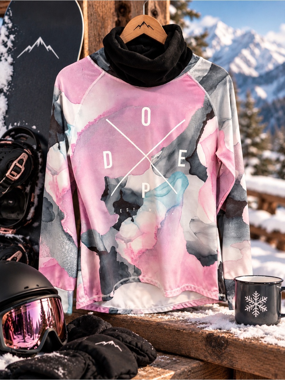 DOPE Snow Snuggle FW21 Snowboard Base Layer - Size: S
